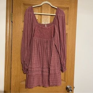 Free People Ari Crochet Top Dress